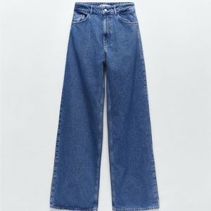 Zara. Denim Collection. Wide Leg Jeans